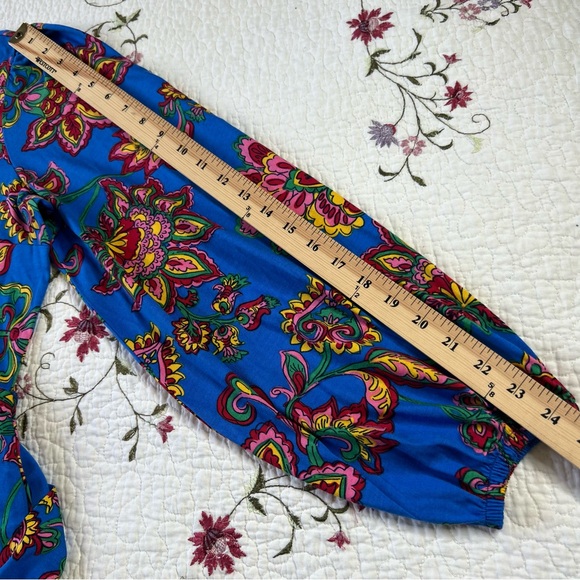 BODEN Leandra Jersey Midi Dress-Gallery Blue, Whimsical Vine Blue 12R NEW $175 - Picture 13 of 16